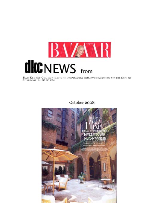Greenwich Press 2008 11 Harpers Bazaar Japan Page 1