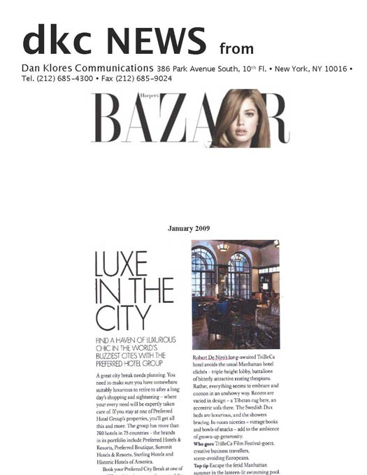 Greenwich Press 2009 01 Harpers Bazaar Uk