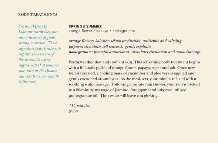 The Greenwich Hotel Shibui Menu Page 11