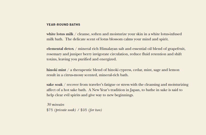 The Greenwich Hotel Shibui Menu Page 15