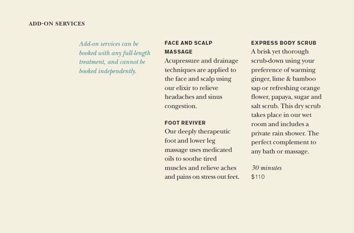 The Greenwich Hotel Shibui Menu Page 17