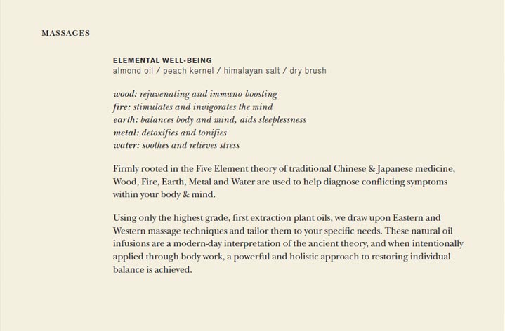 The Greenwich Hotel Shibui Menu Page 2