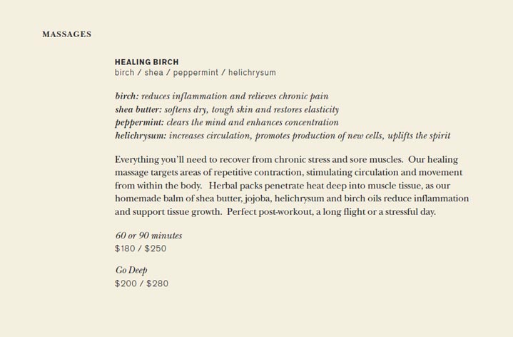 The Greenwich Hotel Shibui Menu Page 6