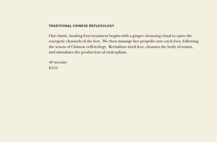 The Greenwich Hotel Shibui Menu Page 9