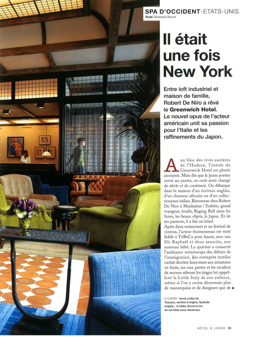 Greenwich Press 2009 03 Hotel & Lodge