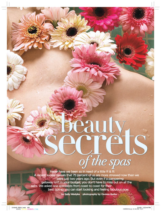 Greenwich Press 2009 04 Beauty Secrets of the spas