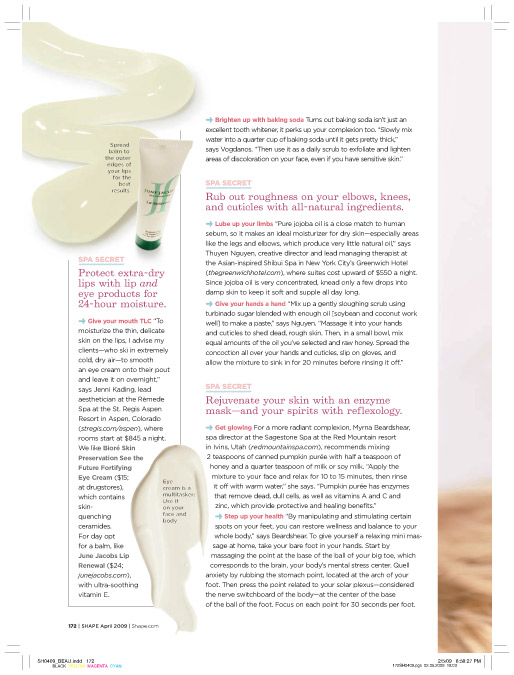 Greenwich Press 2009 04 Beauty Secrets of the spas