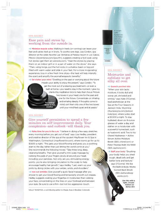 Greenwich Press 2009 04 Beauty Secrets of the spas