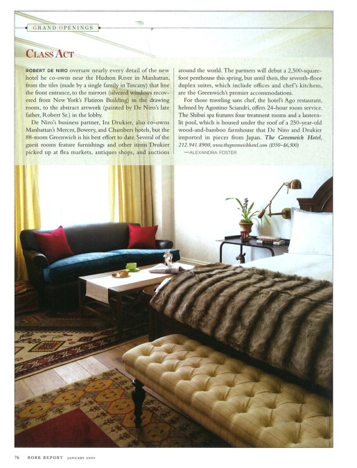 Greenwich Press 2009 01 Robb Report